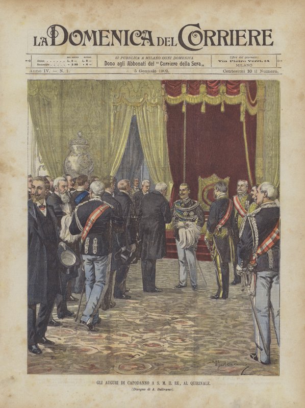 नए साल की शुभकामनाएं ASM Il Re, अल Quirinale द्वारा अचिल बेल्ट्रैम