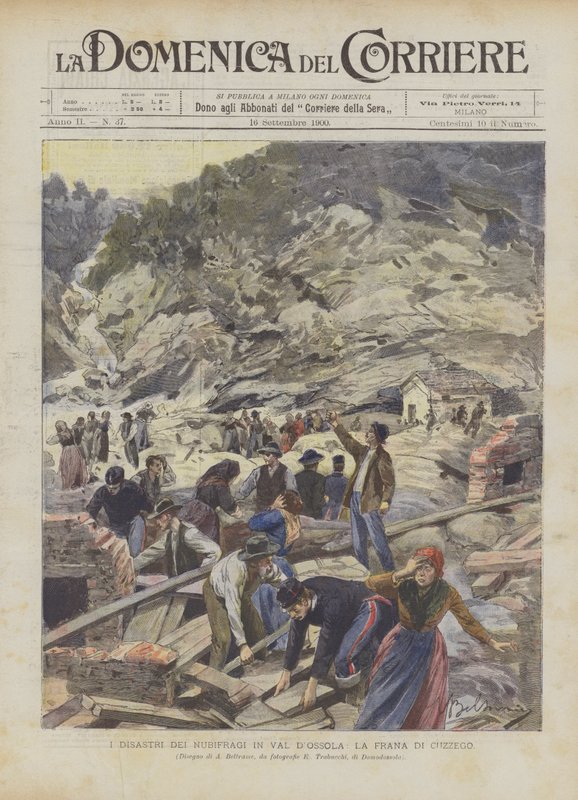 वैल डोसासोला, ला फ्राना डि कुज्ज़ेगो में तूफान की आपदाएँ द्वारा अचिल बेल्ट्रैम