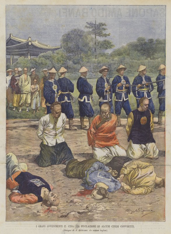 चीन में गंभीर घटनाएं कुछ परिवर्तित चीनी की शूटिंग द्वारा अचिल बेल्ट्रैम