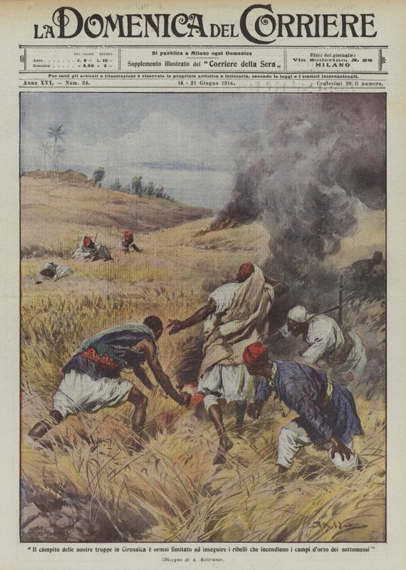 साइरेनिका में हमारे सैनिकों का काम अब विद्रोहियों का पीछा करने तक सीमित है जो आग पर हैं द्वारा अचिल बेल्ट्रैम
