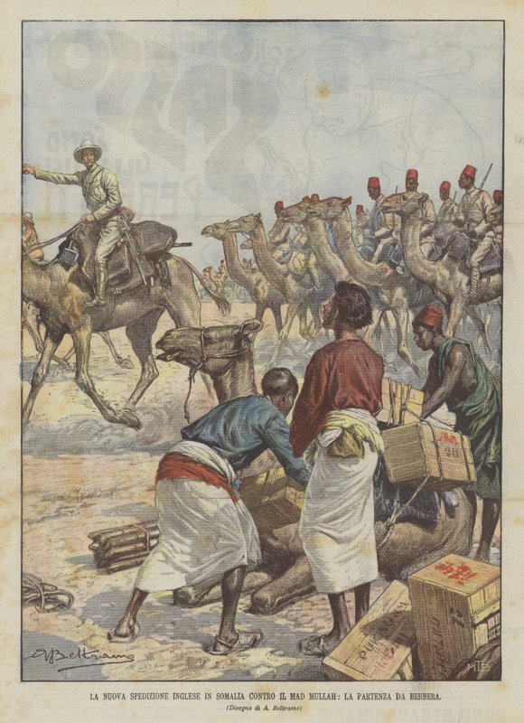 मदाल मुल्ला के खिलाफ सोमालिया में नई अंग्रेजी अभियान, बर्बेरा से प्रस्थान द्वारा अचिल बेल्ट्रैम