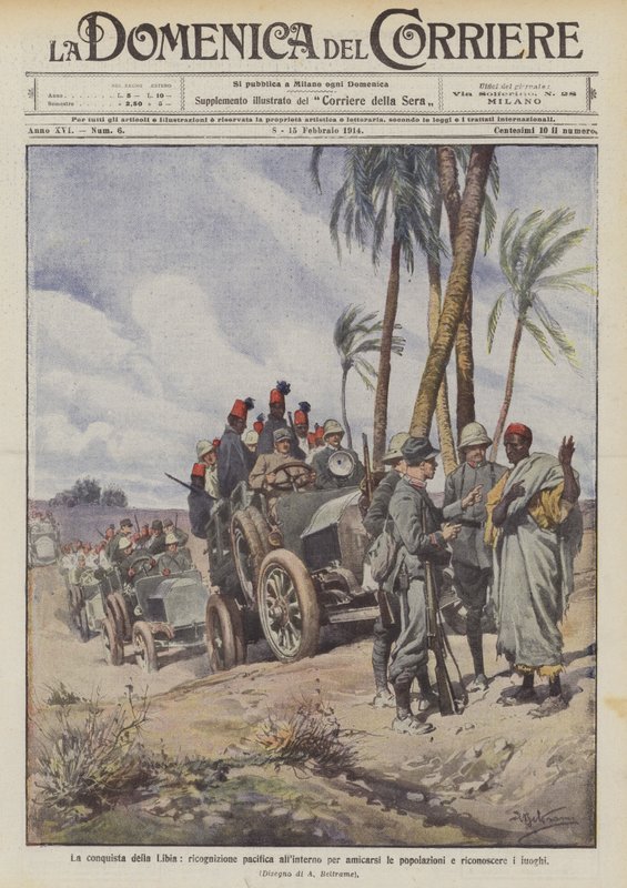 लीबिया की विजय, लोगों को रुचि रखने और स्थानों को पहचानने के लिए एक शांतिपूर्ण टोही के भीतर द्वारा अचिल बेल्ट्रैम