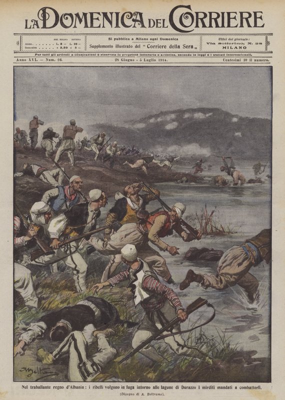 अल्बानिया के अस्थिर राज्य में, क्या विद्रोही दुराज़ो लैगून के आसपास भाग जाते हैं द्वारा अचिल बेल्ट्रैम
