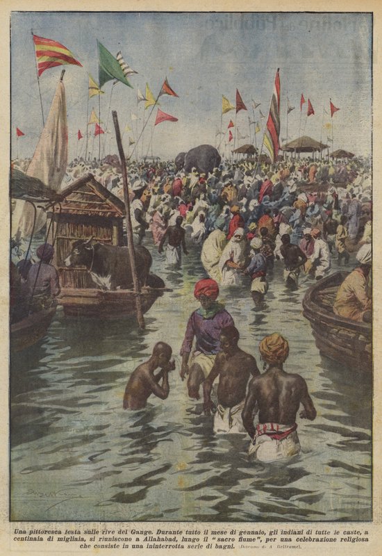गंगा के किनारे एक सुरम्य पार्टी द्वारा अचिल बेल्ट्रैम