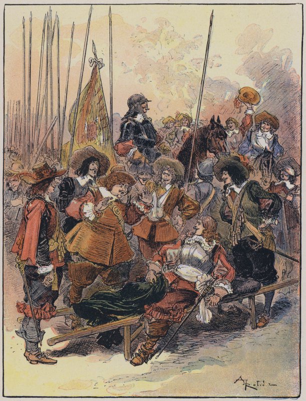Le Capitaine Bellormeau के लिए चित्रण और ए रोबिडा द्वारा सचित्र (रंग लिथो) द्वारा अल्बर्ट रोबिडा