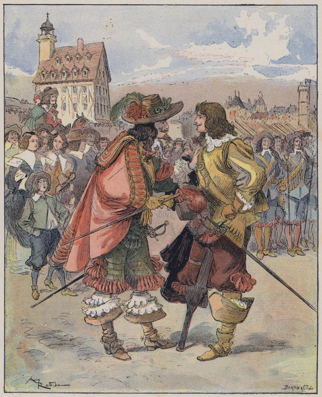 Le Capitaine Bellormeau के लिए चित्रण और ए रोबिडा द्वारा सचित्र (रंग लिथो) द्वारा अल्बर्ट रोबिडा