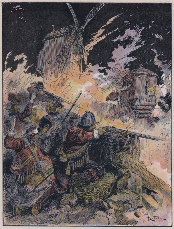 Le Capitaine Bellormeau के लिए चित्रण और ए रोबिडा द्वारा सचित्र (रंग लिथो) द्वारा अल्बर्ट रोबिडा