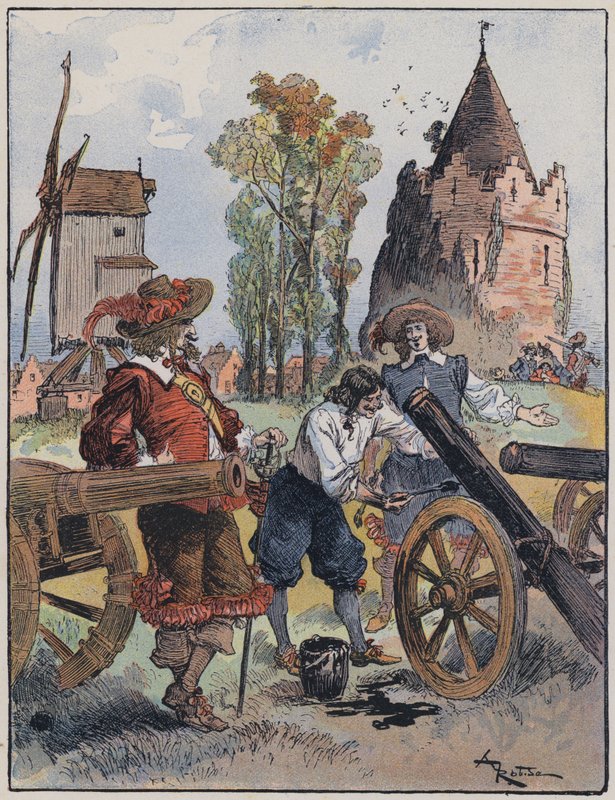 Le Capitaine Bellormeau के लिए चित्रण और ए रोबिडा द्वारा सचित्र (रंग लिथो) द्वारा अल्बर्ट रोबिडा