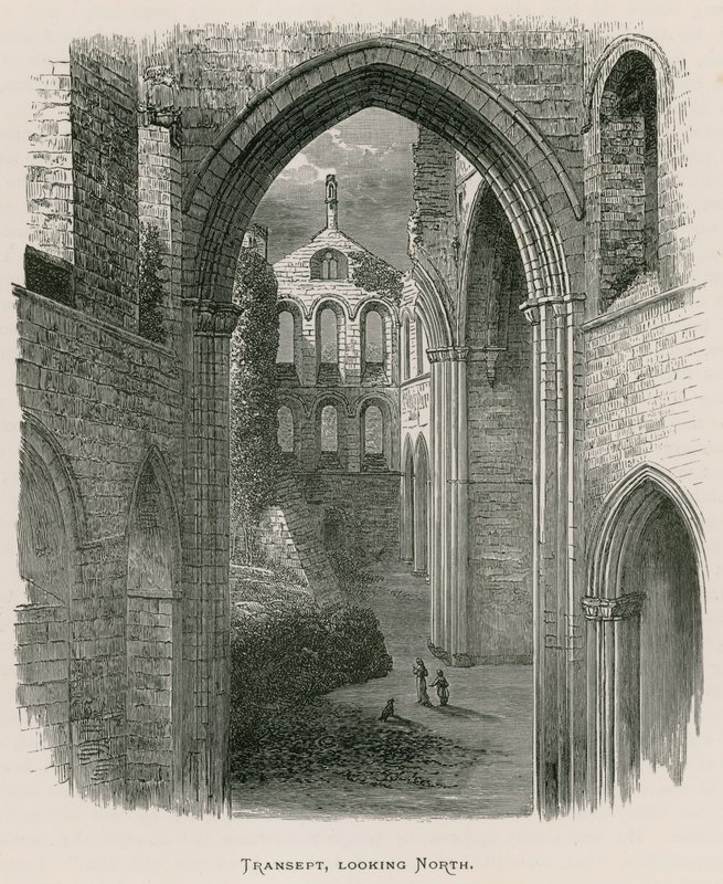 Kirkstall अभय, Transept, उत्तर की तलाश में द्वारा अलेक्जेंडर फ्रांसिस लिडॉन
