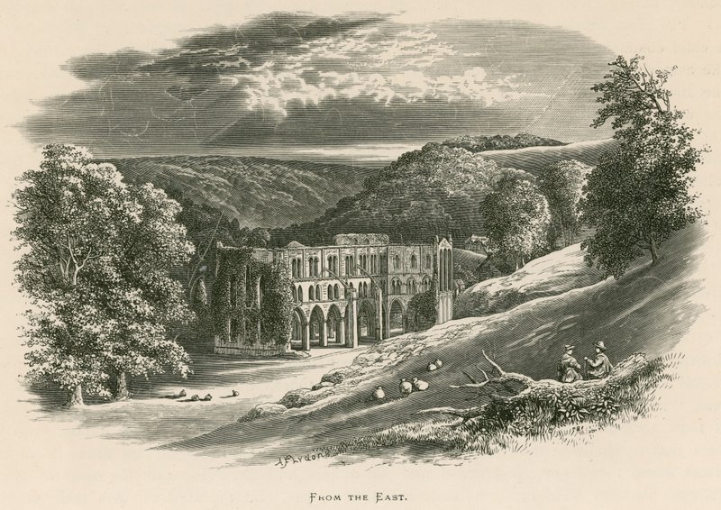 Rievaulx अभय, पूर्व से द्वारा अलेक्जेंडर फ्रांसिस लिडॉन