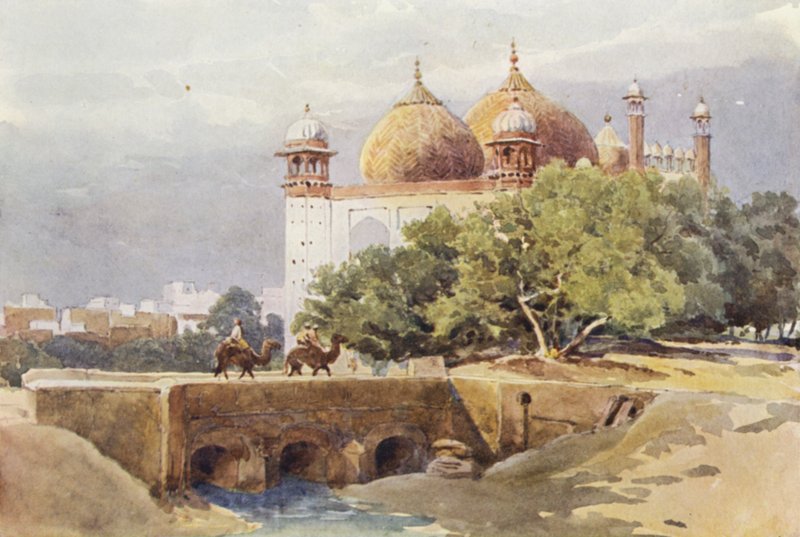 जुम्मा मस्जिद, आगरा द्वारा अलेक्जेंडर हेनरी हल्लम मरे