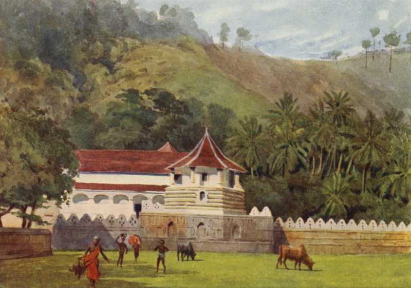 टोंड का मंदिर, कैंडी, बाहरी द्वारा अलेक्जेंडर हेनरी हल्लम मरे