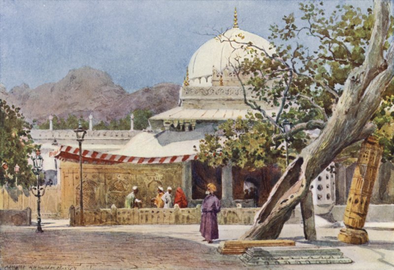 The Tomb of Khwajah Muin-ud-Din Chisti, in the Dargah, Ajmere  द्वारा अलेक्जेंडर हेनरी हल्लम मरे