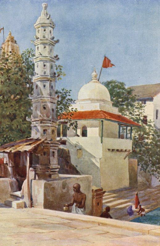 वॉकेश्वर मंदिर, बॉम्बे द्वारा अलेक्जेंडर हेनरी हल्लम मरे