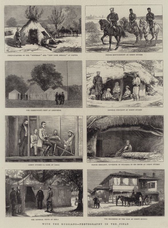 रूसियों के साथ, फील्ड में फोटोग्राफी द्वारा अल्फ्रेड चैंट्रे कॉर्बोल्ड