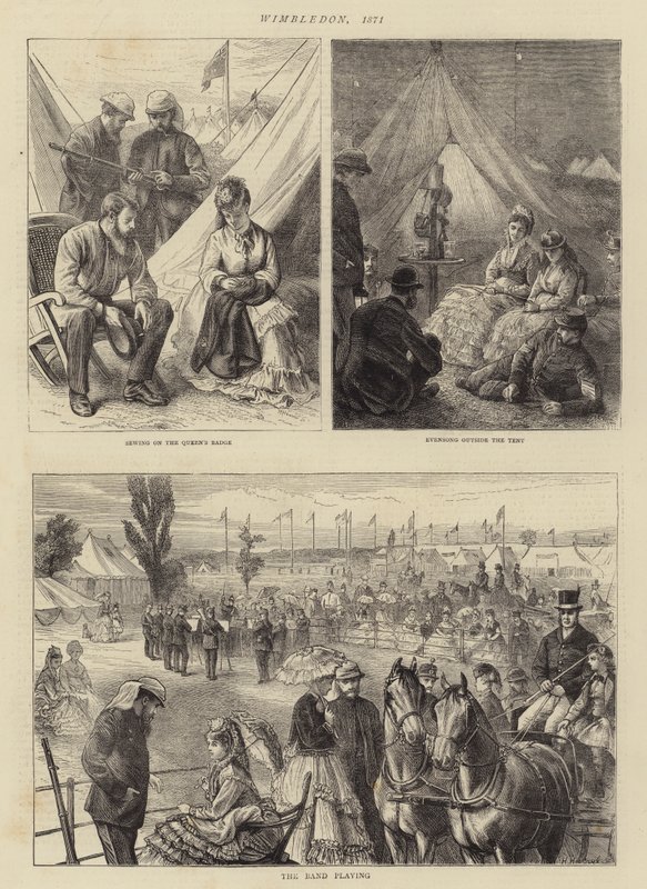 विंबलडन, 1871 द्वारा अल्फ्रेड डब्ल्यू कूपर