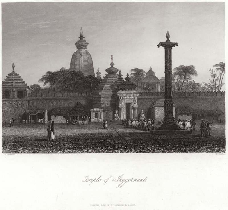 पुरी में जगन्नाथ मंदिर द्वारा अल्फ्रेड गोमर्सल विकर्स