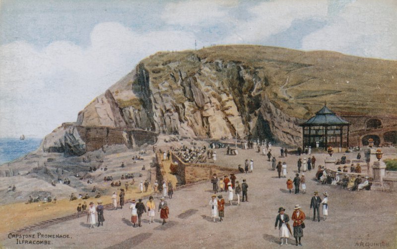 Capstone प्रोमेनेड, Ilfracombe द्वारा अल्फ्रेड रॉबर्ट क्विंटन