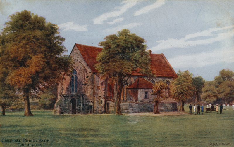 गिल्डहॉल, Priory पार्क, Chichester द्वारा अल्फ्रेड रॉबर्ट क्विंटन