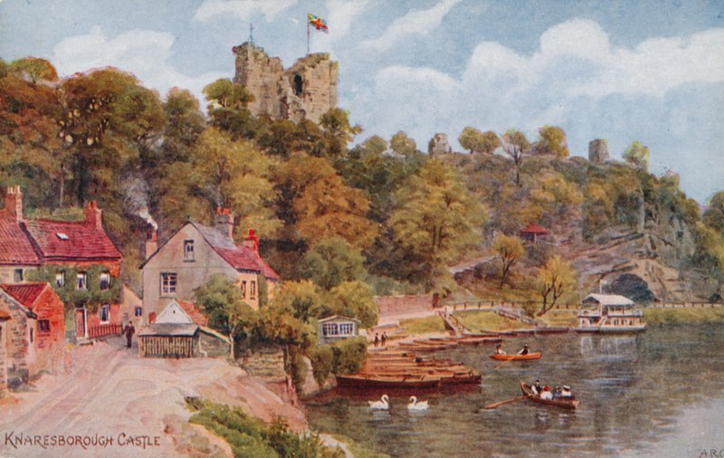 Knaresborough कैसल द्वारा अल्फ्रेड रॉबर्ट क्विंटन