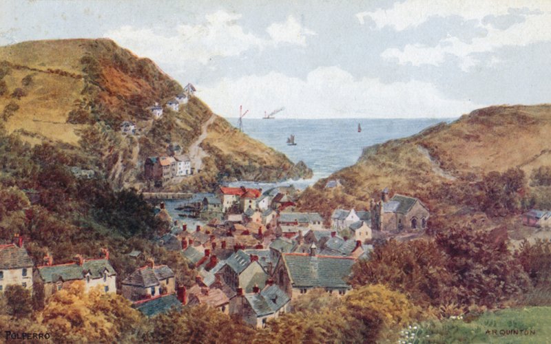 Polperro द्वारा अल्फ्रेड रॉबर्ट क्विंटन