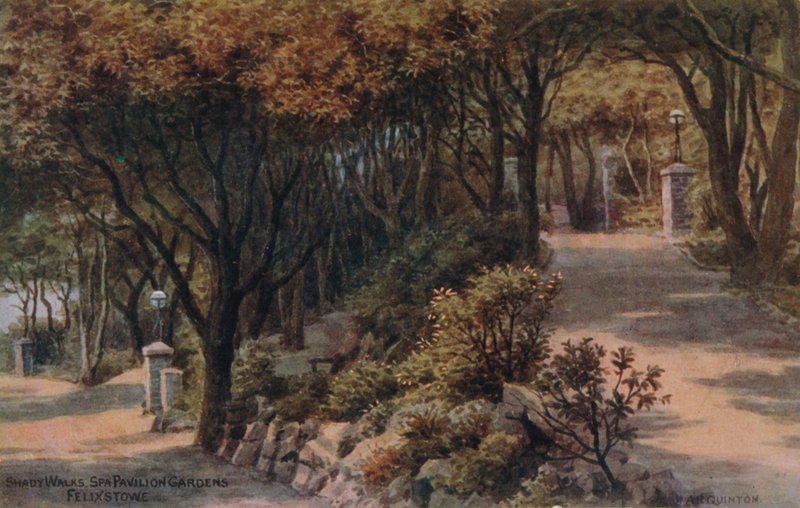 Shady Walks, Spa Pavilion Gardens, फेलिक्सस्टोवे द्वारा अल्फ्रेड रॉबर्ट क्विंटन
