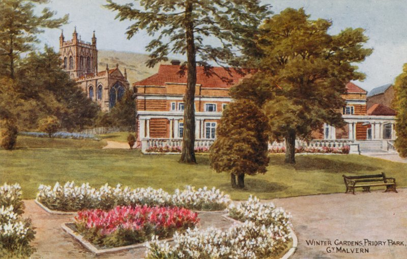 विंटर गार्डन, प्रियोरी पार्क, Gt Malvern द्वारा अल्फ्रेड रॉबर्ट क्विंटन