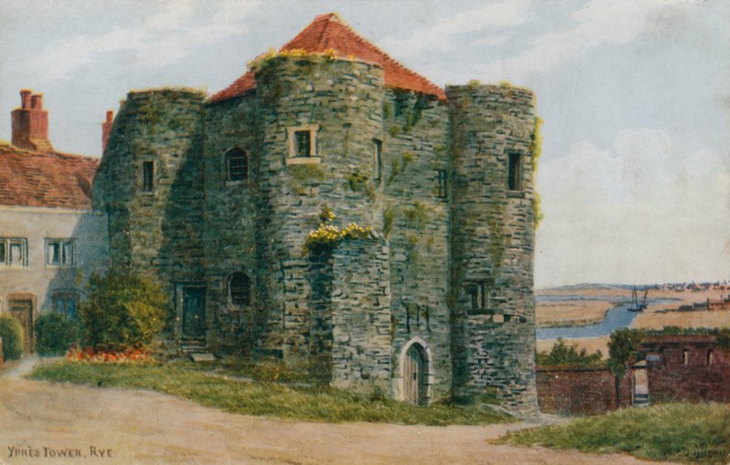 Ypres Tower, राई (कलर लिथो) द्वारा अल्फ्रेड रॉबर्ट क्विंटन