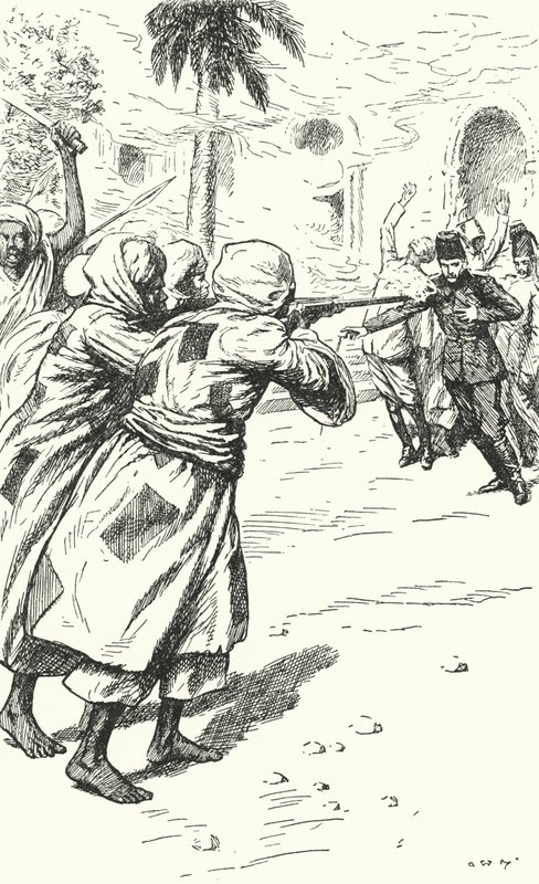 महाडिस्ट्स, खार्तूम, सूडान, 1885 द्वारा जनरल चार्ल्स जॉर्ज गॉर्डन की हत्या द्वारा अल्फ्रेड वालिस मिल्स