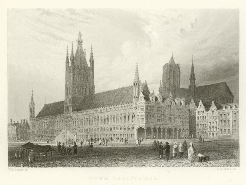 टाउन हॉल, Ypres द्वारा अल्फोंस मैरी डी न्यूविल