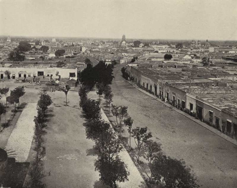 क्वेरेटारो शहर, मेक्सिको (बी/डब्ल्यू फोटो) द्वारा अमेरिकी फ़ोटोग्राफ़र (बाद में)