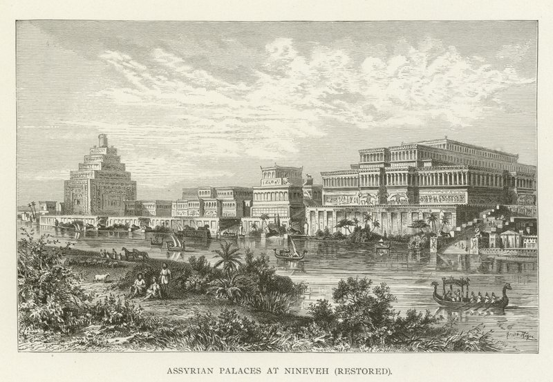 नीनवे में अश्शूरियों के महल, बहाल द्वारा अमेरिकी स्कूल