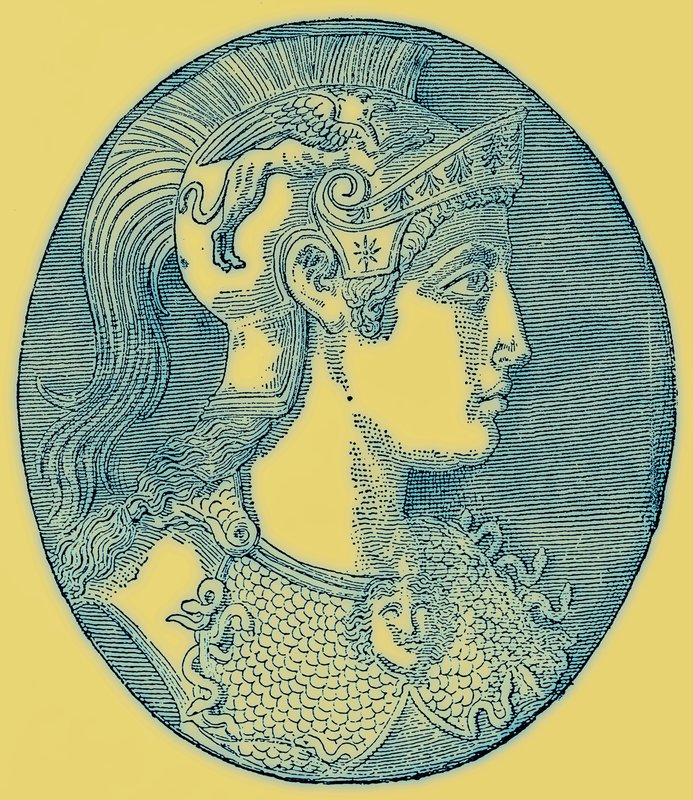 एथेन, विक्टर ड्यूरी द्वारा ग्रीस के इतिहास का चित्रण, 1890 (डिजिटल रूप से उन्नत छवि) प्रकाशित द्वारा अमेरिकी स्कूल