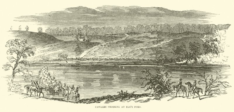 एविल फोर्ड पर कैवलरी क्रॉसिंग, जनवरी-अप्रैल 1863 द्वारा अमेरिकी स्कूल