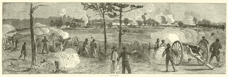 कोल्ड हार्बर, जून 1864 द्वारा अमेरिकी स्कूल