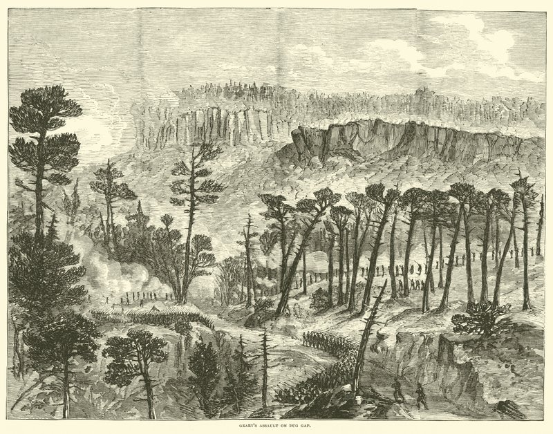 डुग गैप पर गियरिस हमला, मई 1864 द्वारा अमेरिकी स्कूल