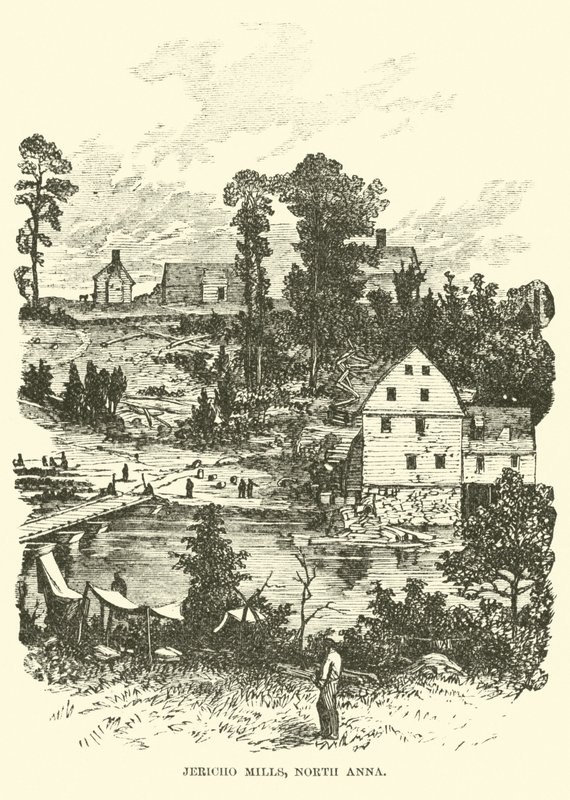 जेरिको मिल्स, उत्तरी अन्ना, मई 1864 द्वारा अमेरिकी स्कूल