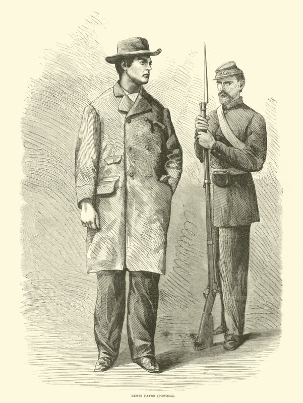 लुईस पायने (पॉवेल), अप्रैल 1865 द्वारा अमेरिकी स्कूल