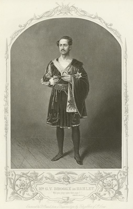श्री जीवी ब्रुक हैमलेट, अधिनियम III, दृश्य II के रूप में द्वारा अमेरिकी स्कूल