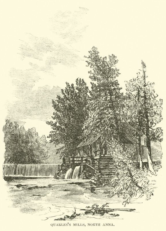 क्वारलेस मिल्स, उत्तरी अन्ना, मई 1864 द्वारा अमेरिकी स्कूल