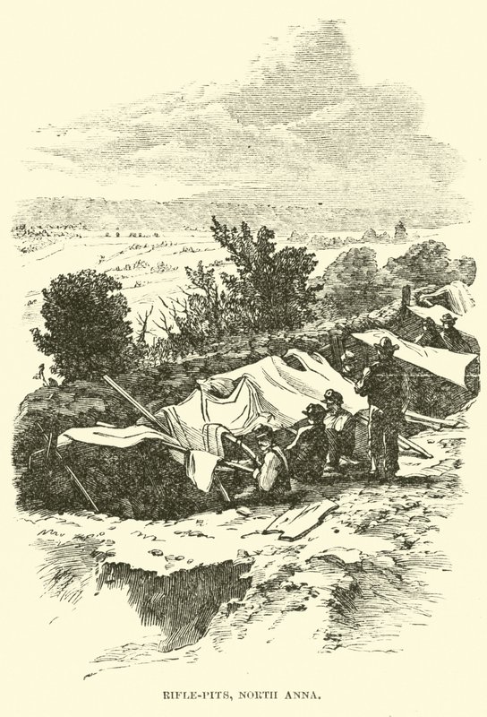 राइफल-गड्ढे, उत्तर अन्ना, मई 1864 द्वारा अमेरिकी स्कूल