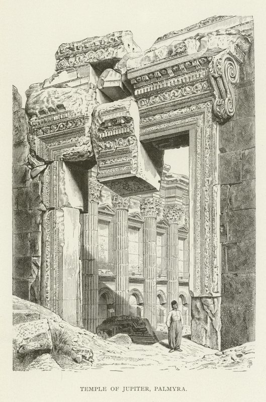 बृहस्पति का मंदिर, पलमायरा द्वारा अमेरिकी स्कूल