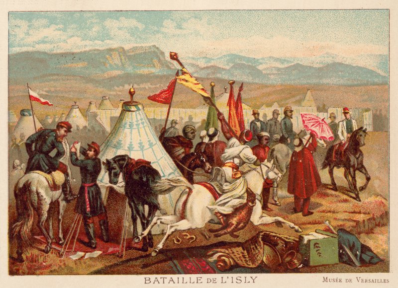 इस्ली, मोरक्को की लड़ाई, 1844 (क्रोमोलिथो) द्वारा एंटोनी चार्ल्स होरेस वर्नेट
