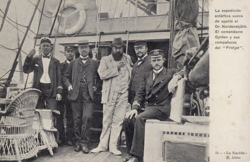 ओटो नोर्डेन्स्कॉल्ड्स अंटार्कटिक अभियान, सी .1904 के जहाज के सदस्यों को बचाने के लिए स्वीडिश मिशन द्वारा अर्जेंटीना के फोटोग्राफर