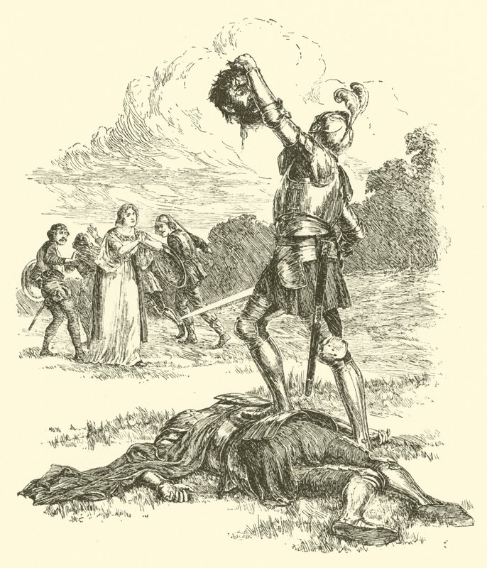 द एडवेंचर्स ऑफ सर आर्टेगाल, द टायरेंट ग्रांटोर्टो (उत्कीर्णन) द्वारा आर्थर जॉर्ज वॉकर