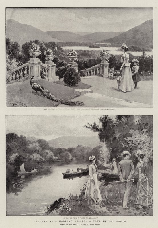 आयरलैंड हॉलिडे रिज़ॉर्ट के रूप में, दक्षिण में एक टूर द्वारा आर्थर केम्प तेबी