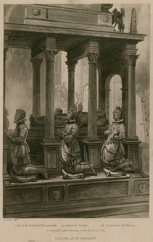 चैपल ऑफ सेंट एंड्रयू, वेस्टमिंस्टर एब्बे, लंदन द्वारा ऑगस्टस चार्ल्स पुगिन