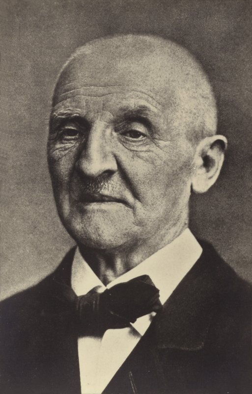 एंटोन ब्रुकनर, ऑस्ट्रियाई संगीतकार (1824-1896)। द्वारा ऑस्ट्रियाई फोटोग्राफर