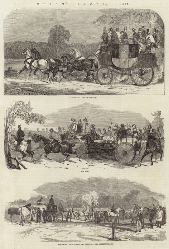 एप्सोम दौड़, 1857 द्वारा बेंजामिन हेरिंग