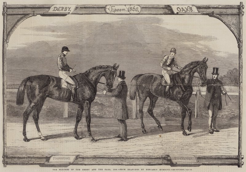डर्बी और ओक्स के विजेता, 1860 द्वारा बेंजामिन हेरिंग